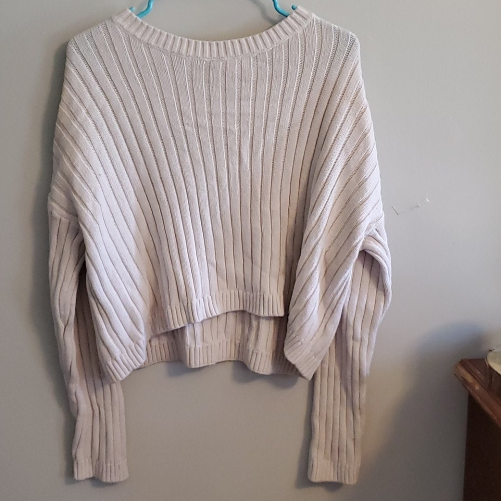 Knit Crop Top Sweater